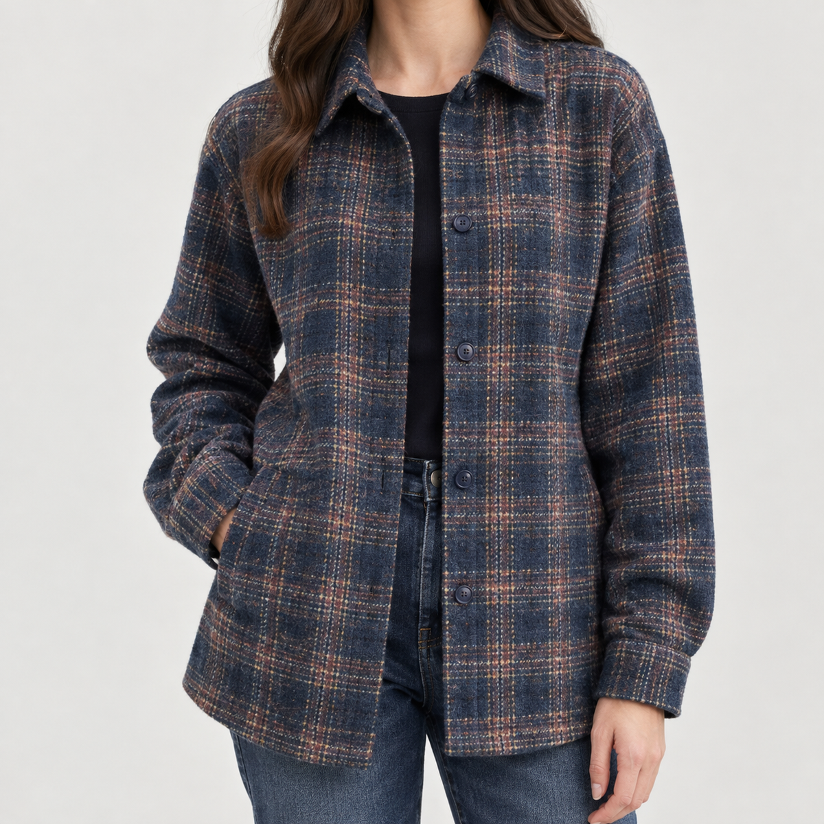 Berenike Plaid Overshirt - As Pictured