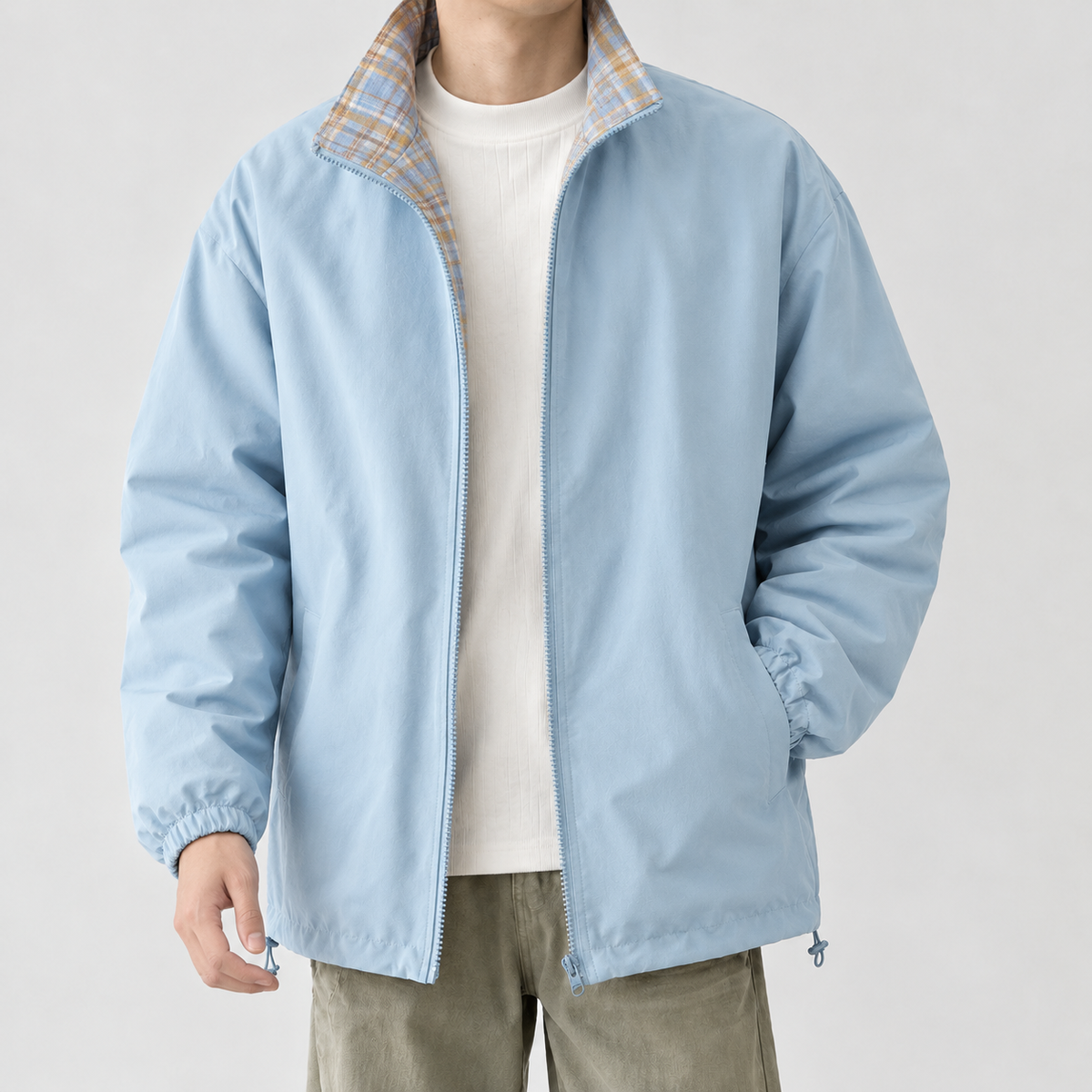 Alfred Reversible Jacket - Blue
