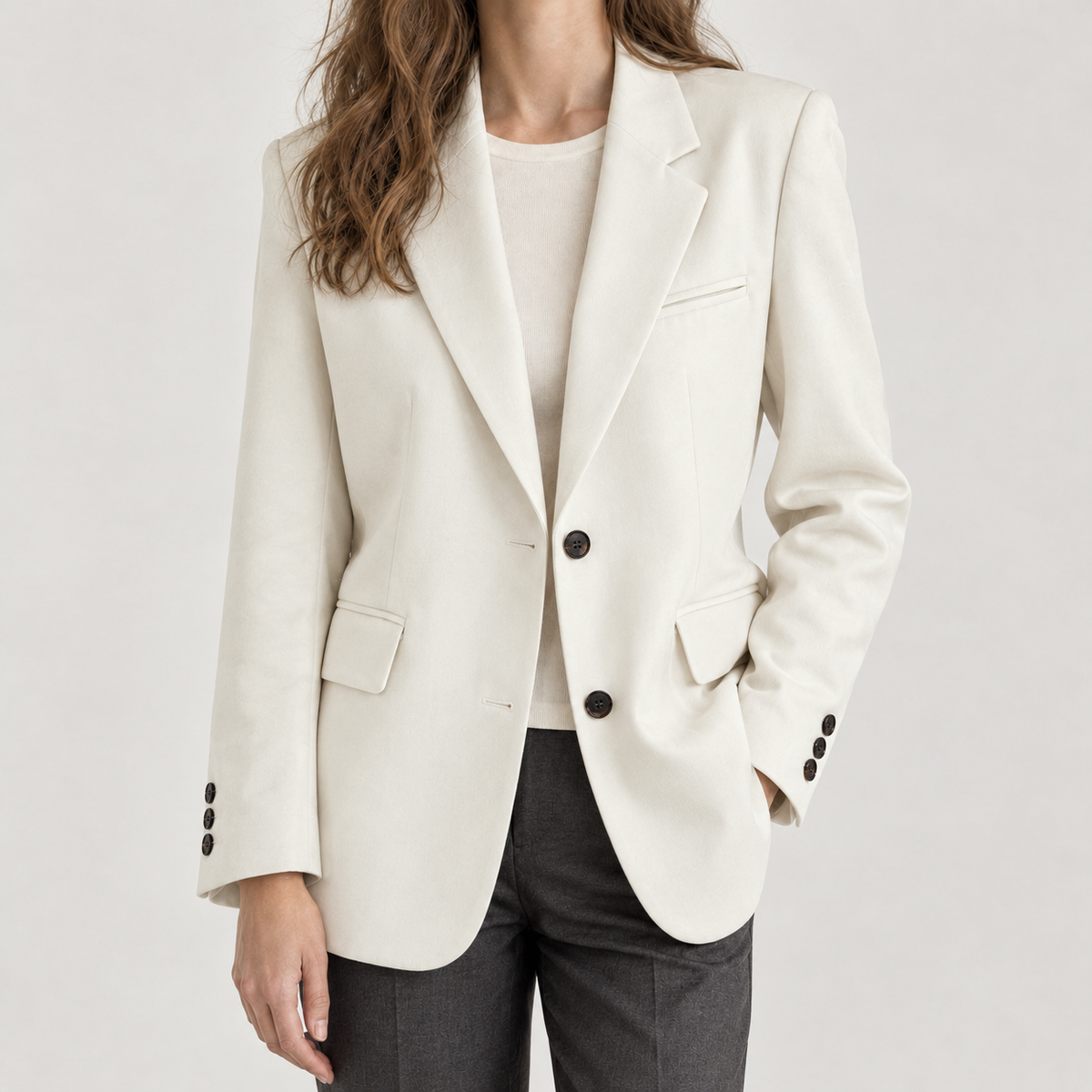 Anniken Tailored Blazer - Beige