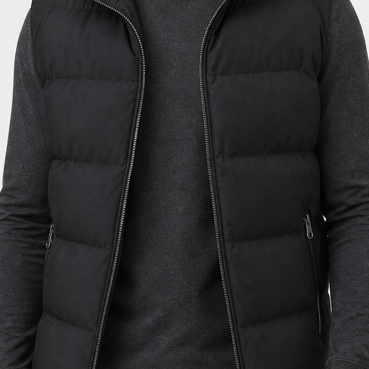 Denis Quilted Vest - Lead Product Detail