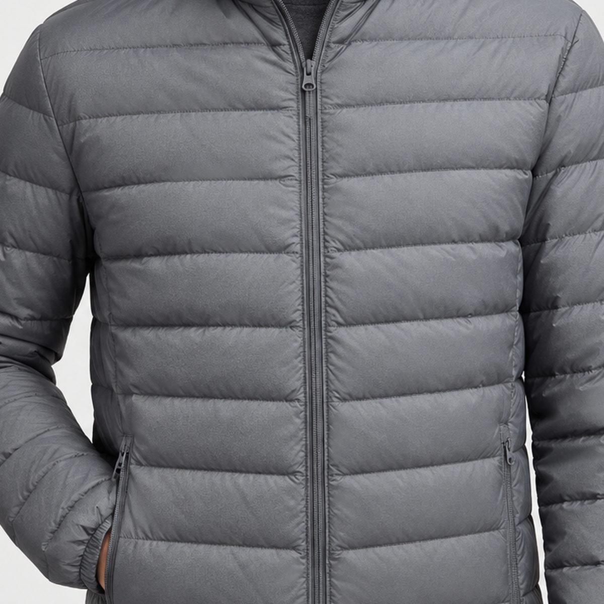 Flavio Lightweight Down Jacket - Lead Product Detail