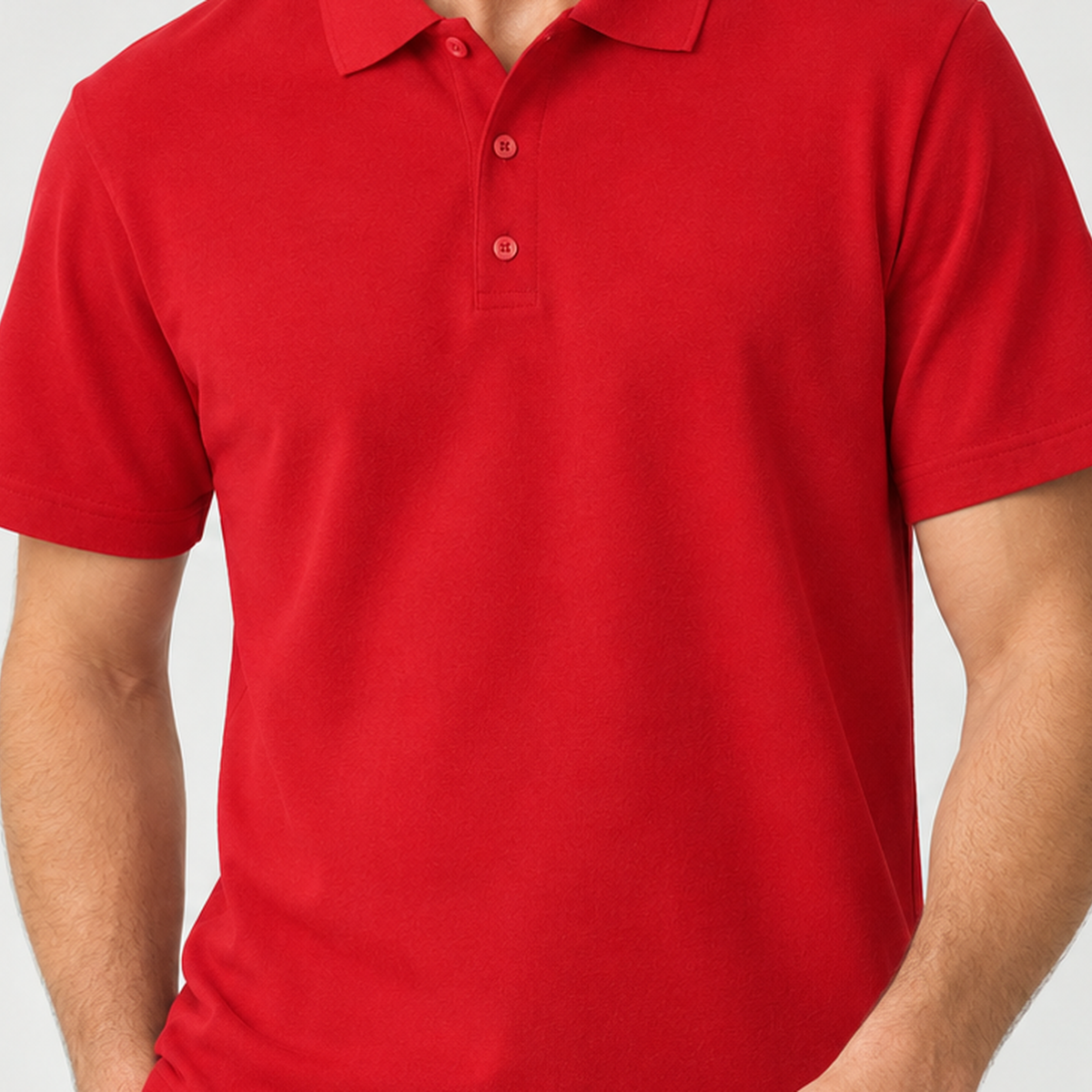 Matthias Cotton Polo Shirt - Lead Product Detail
