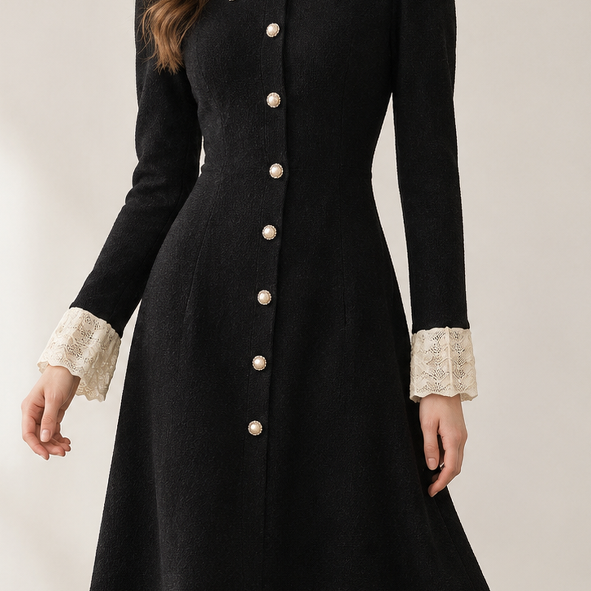 Elvina Fishtail Dress - Lead Product Detail