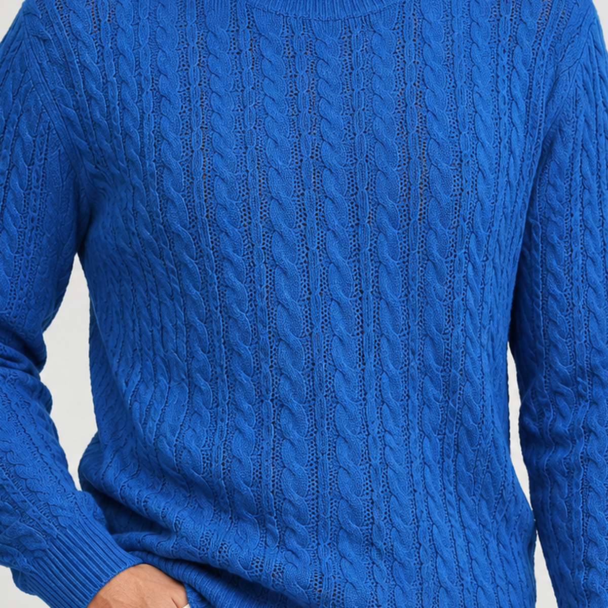 Salvador Cable Knit Sweater - Lead Product Detail