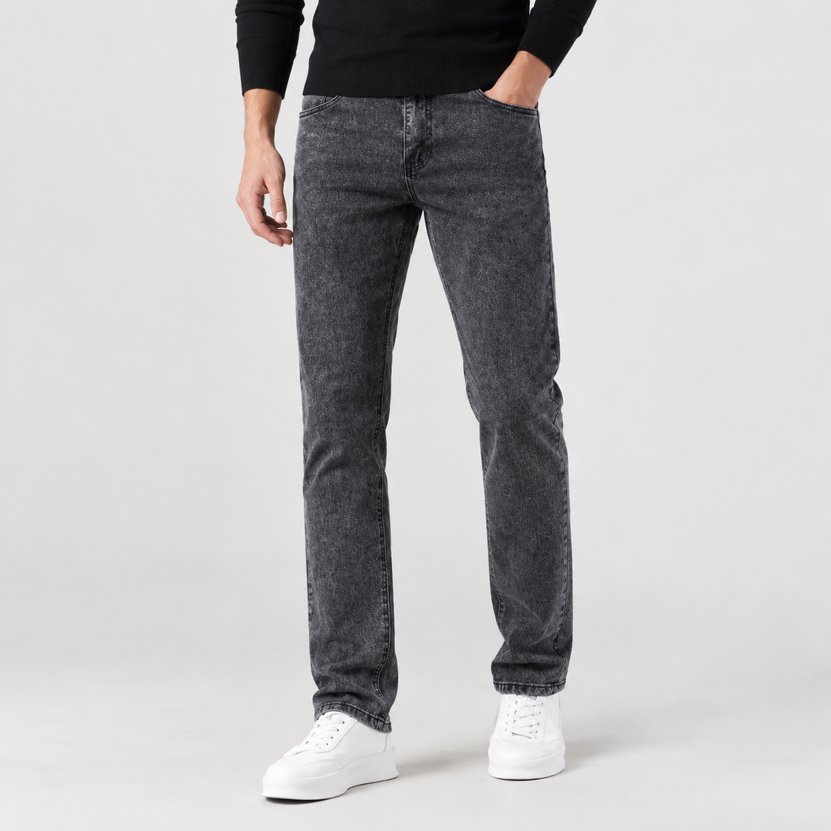 Ephrem Straight Jeans - Gray