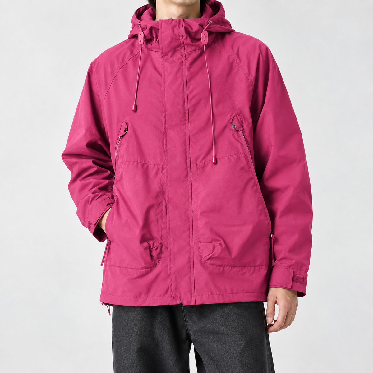 Harlan Utility Jacket - Fuchsia