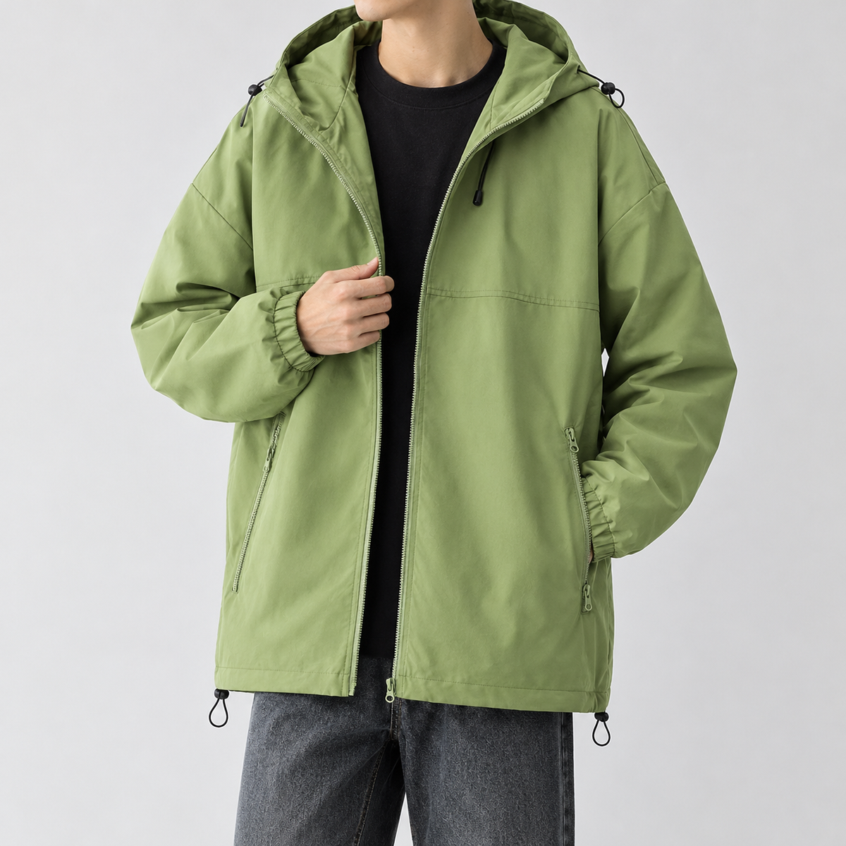 Gerhard Hooded Jacket - Green