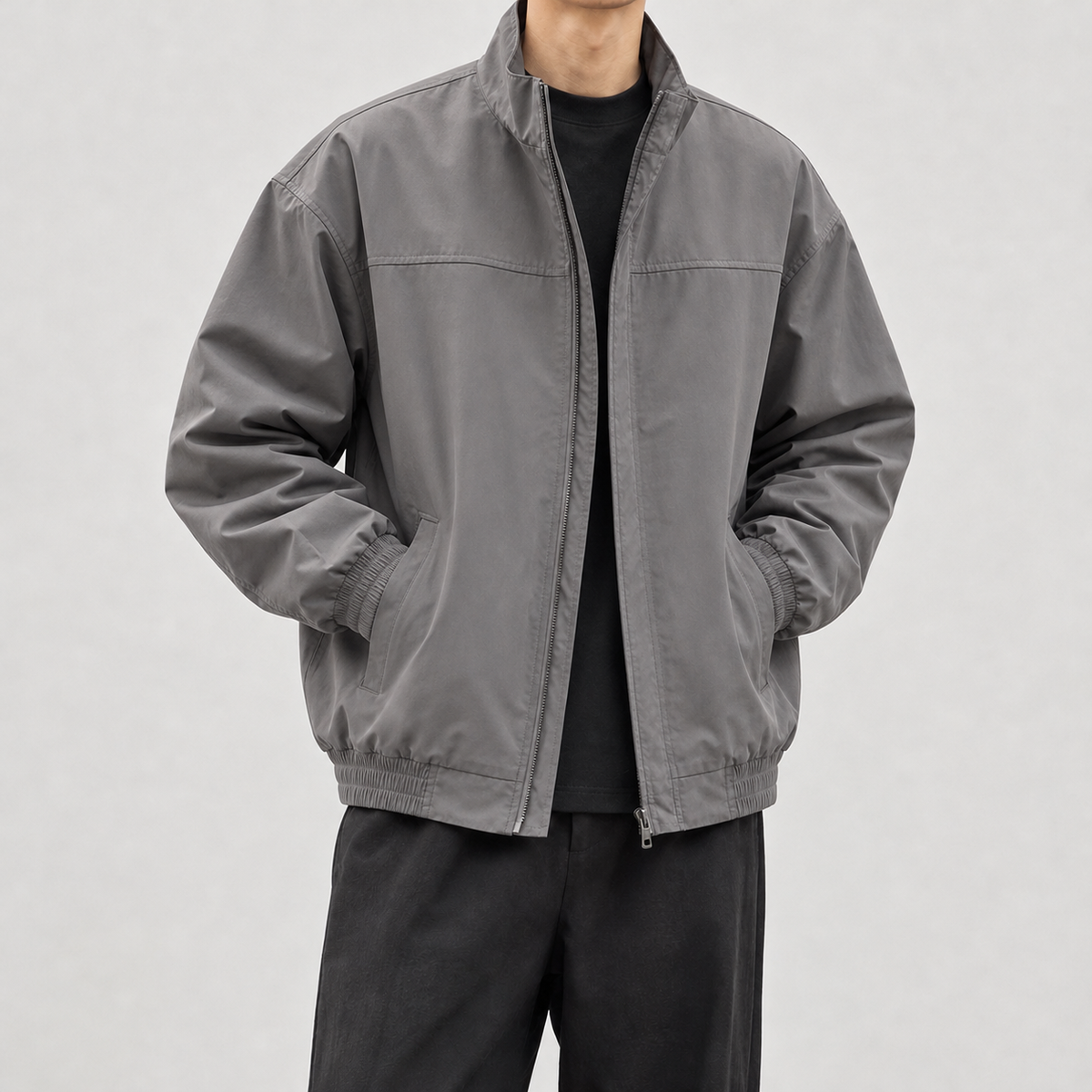Alban Flight Jacket - Gray