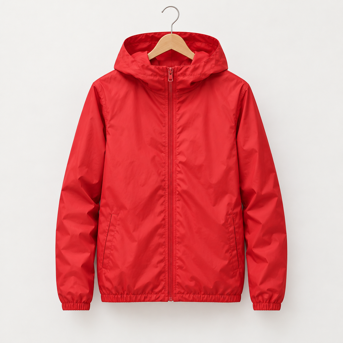 Samuel Hooded Jacket - Red