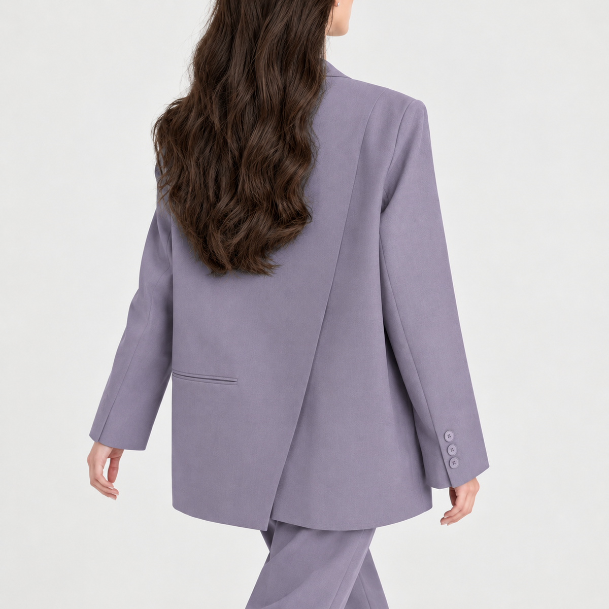 Almerinda Relaxed Fit Blazer - Taro Purple