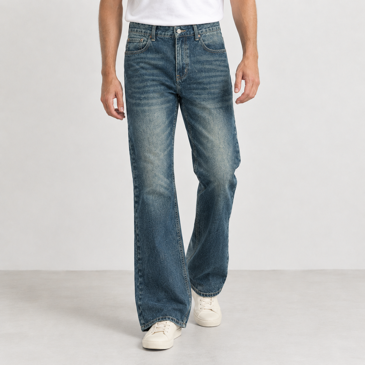 Romano Flared Jeans - Vintage Blue
