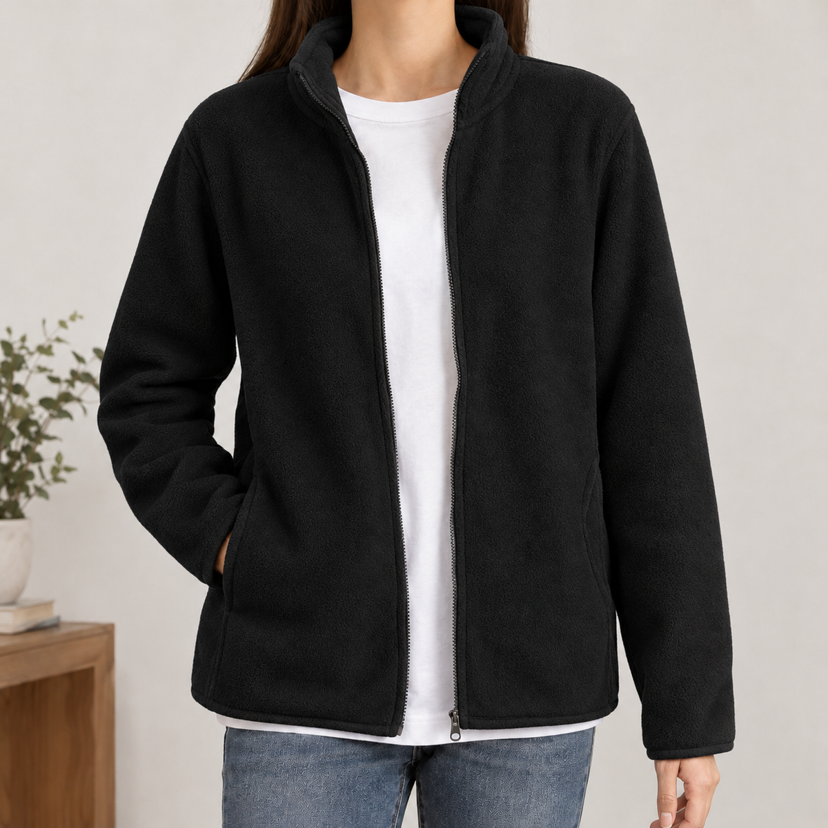 Augustin Cashmere Jacket - Black