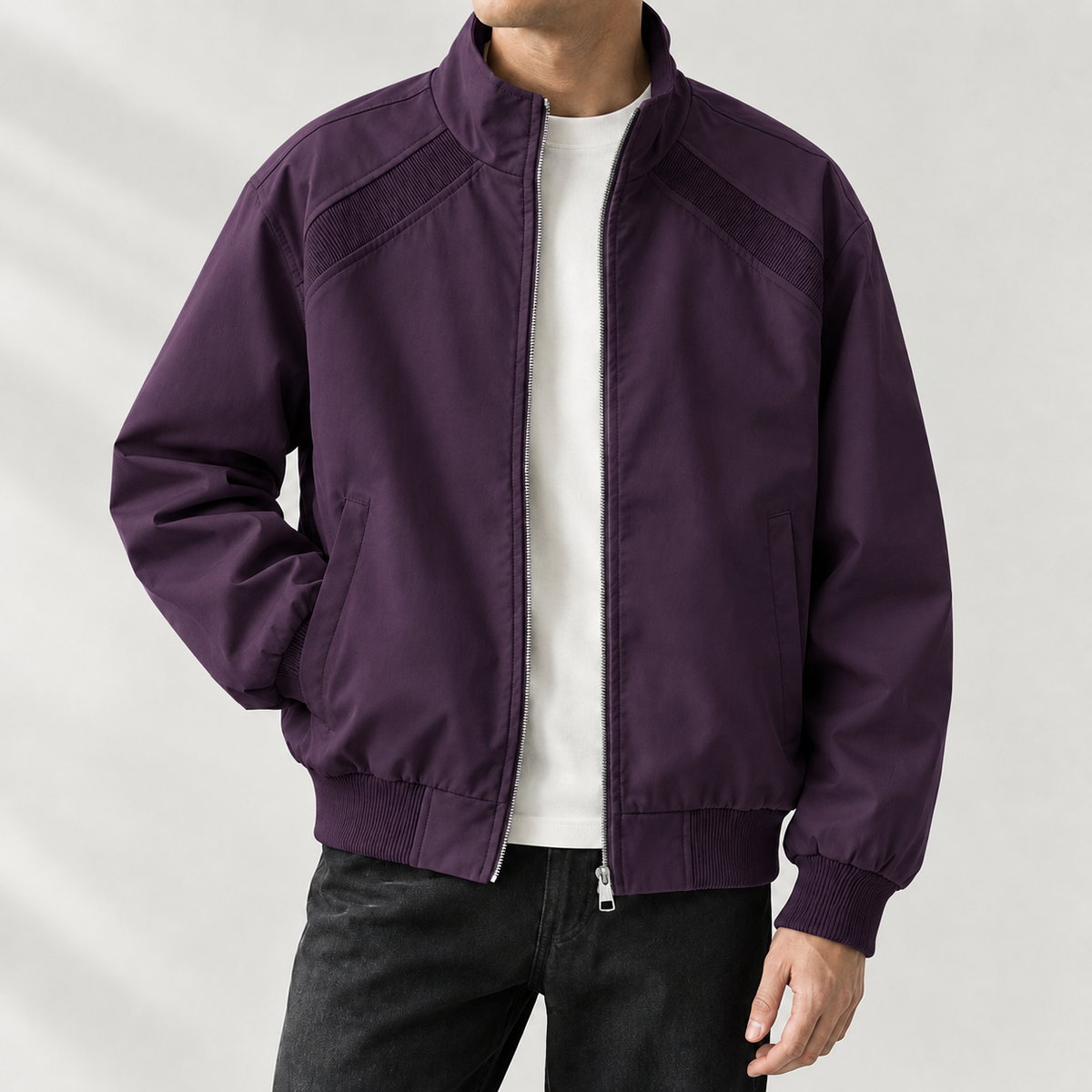 Florian Bomber Jacket - Purple