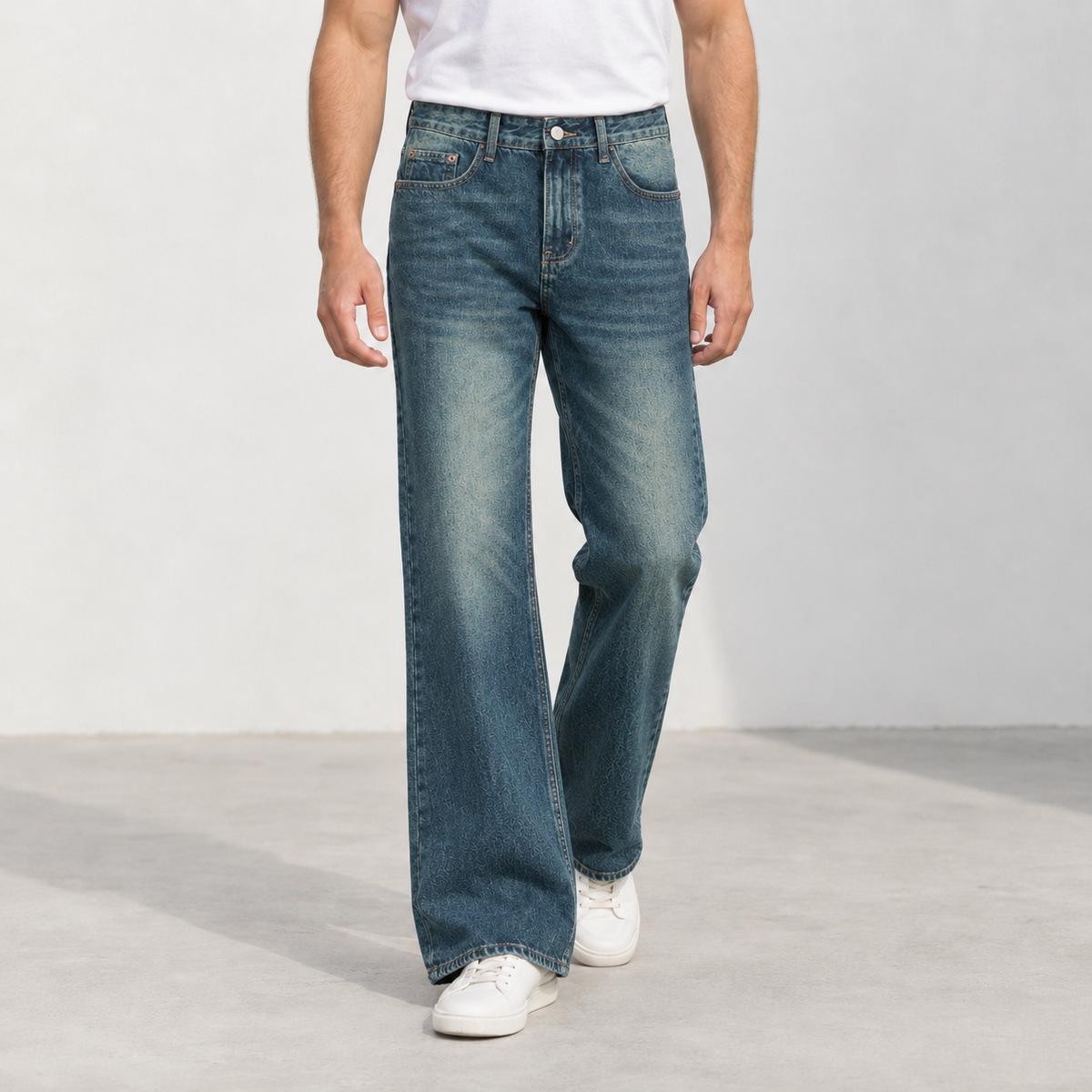 Romano Flared Jeans - Vintage Blue