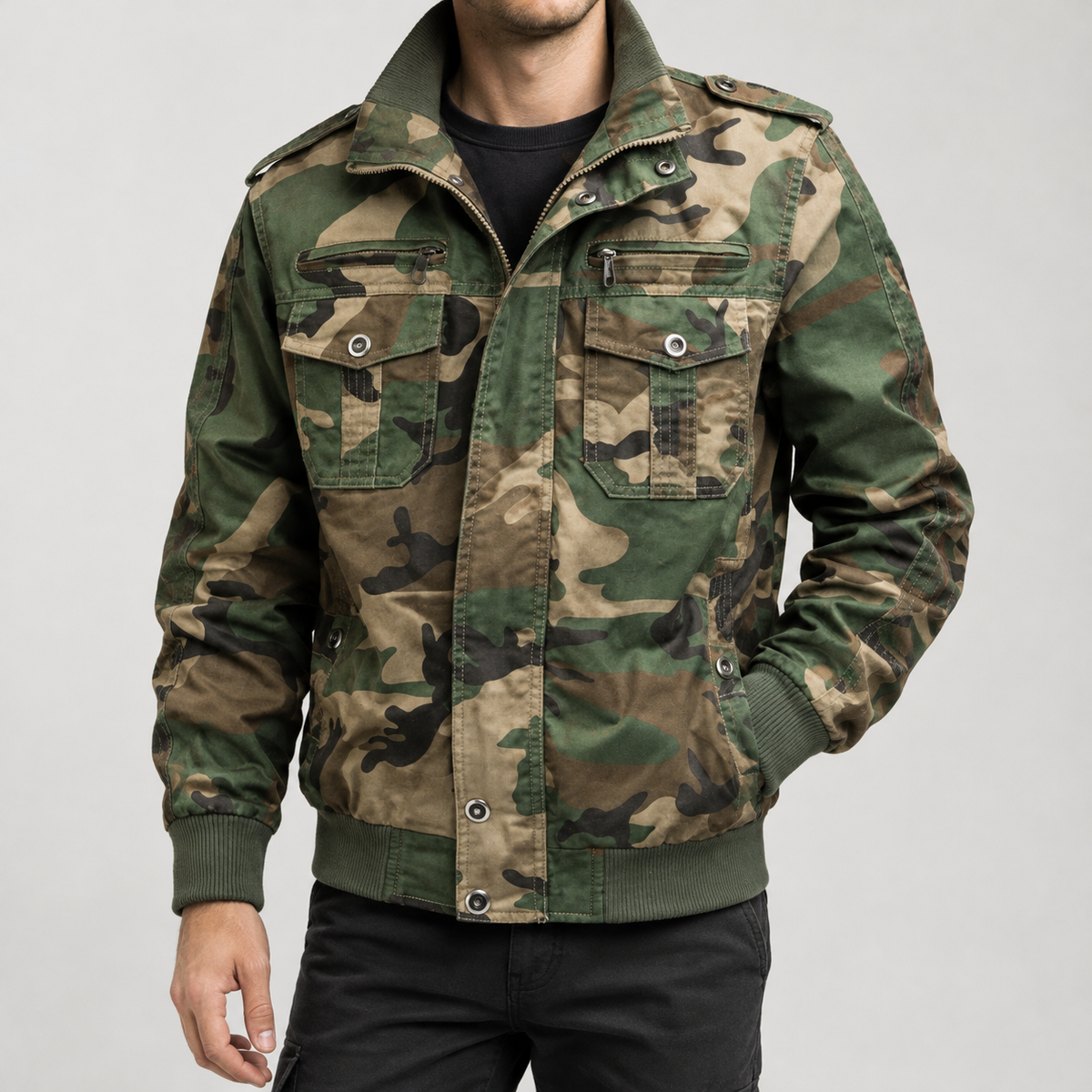 Elian Utility Jacket - Camouflage