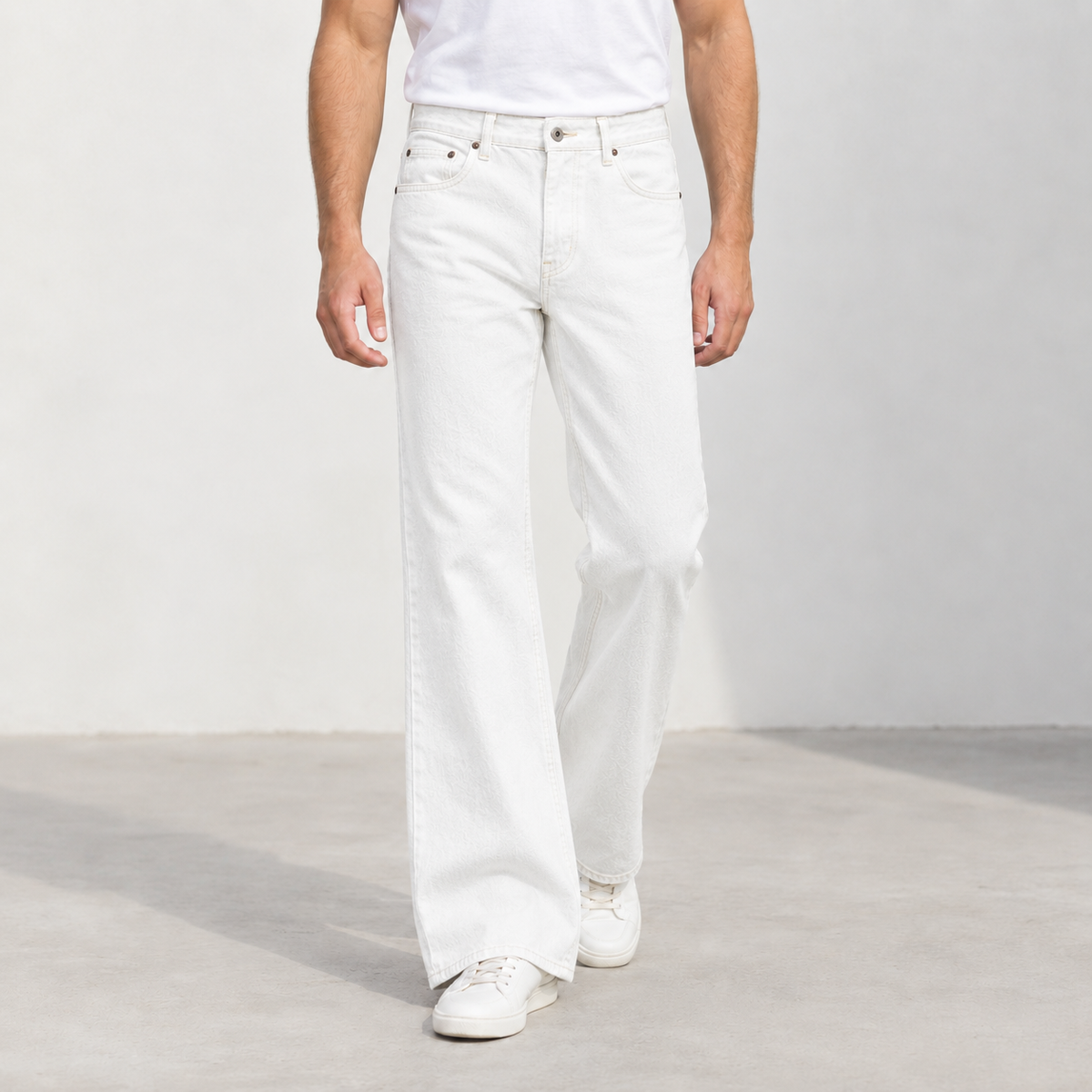 Romano Flared Jeans - White
