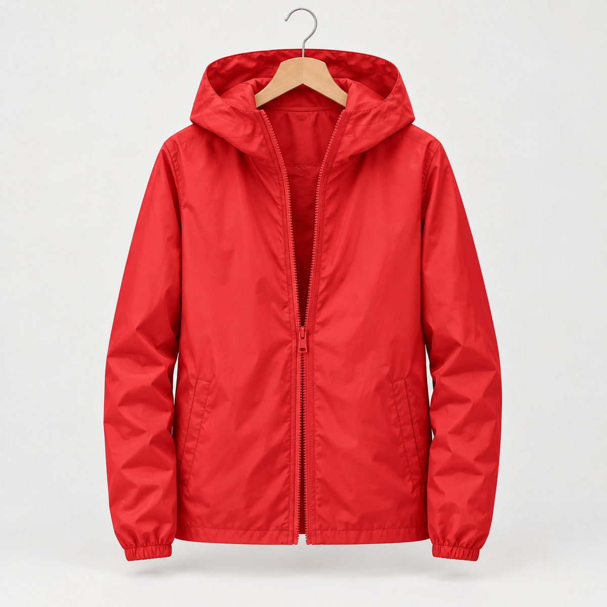 Maximilian Hooded Jacket - Red