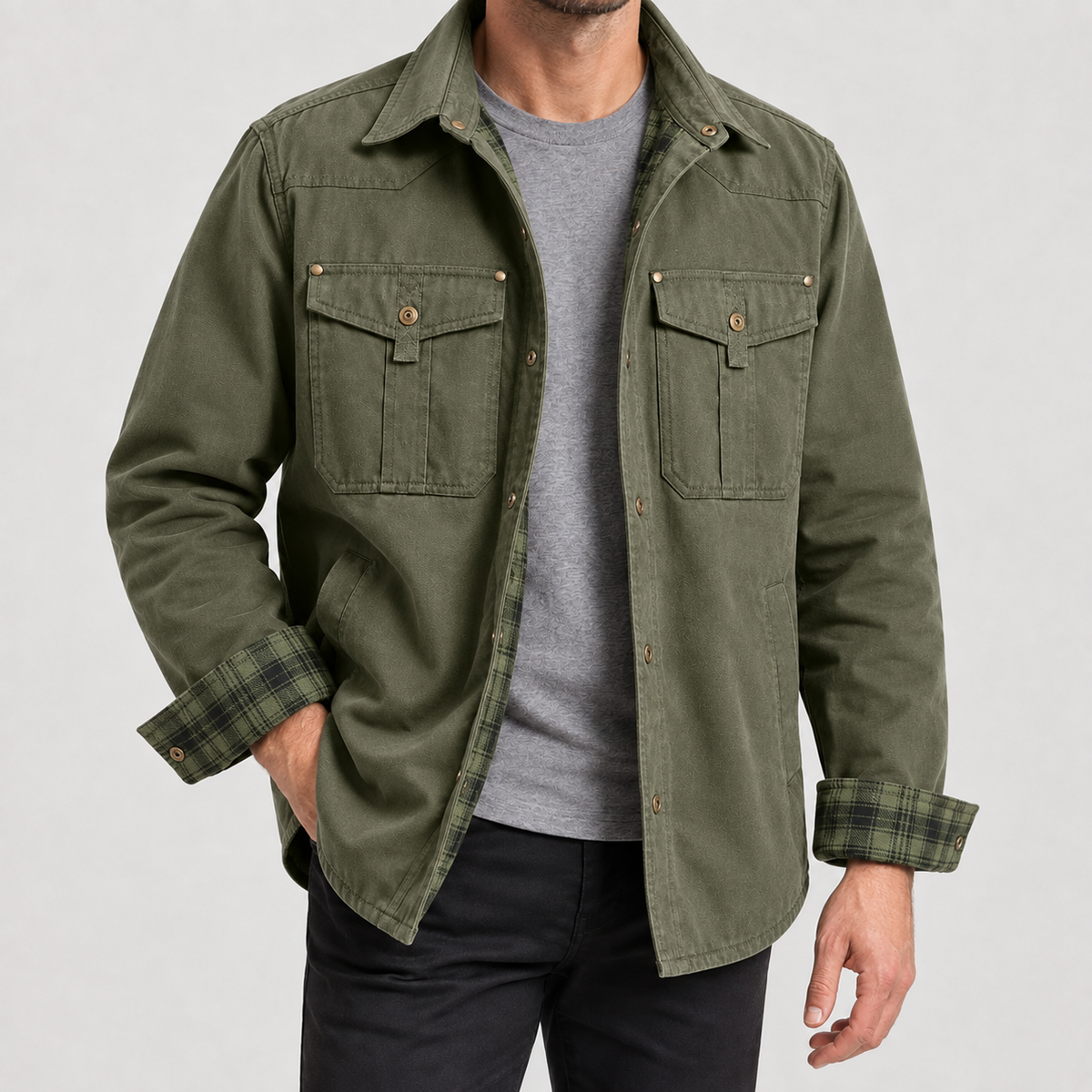 Ennis Utility Jacket - Green