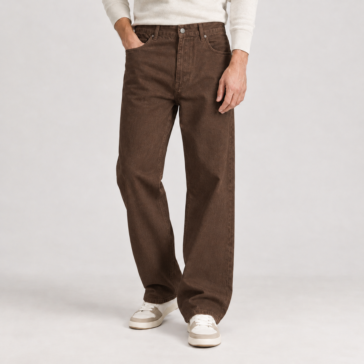 Roger Wide Leg Pants - Coffee