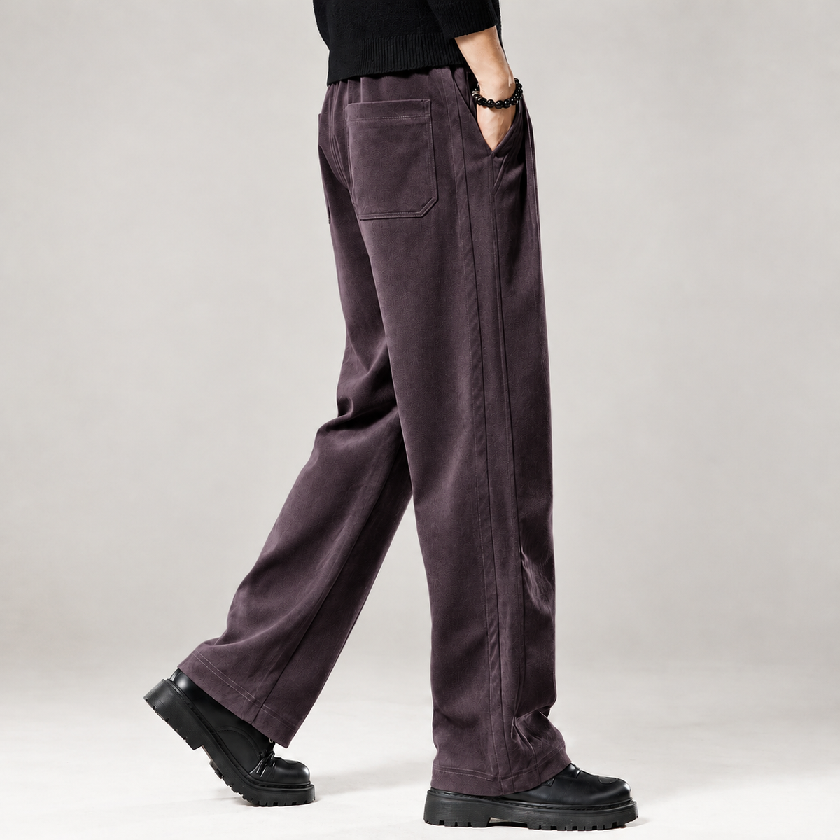 Vilhelm Wide Leg Pants - Plum Purple