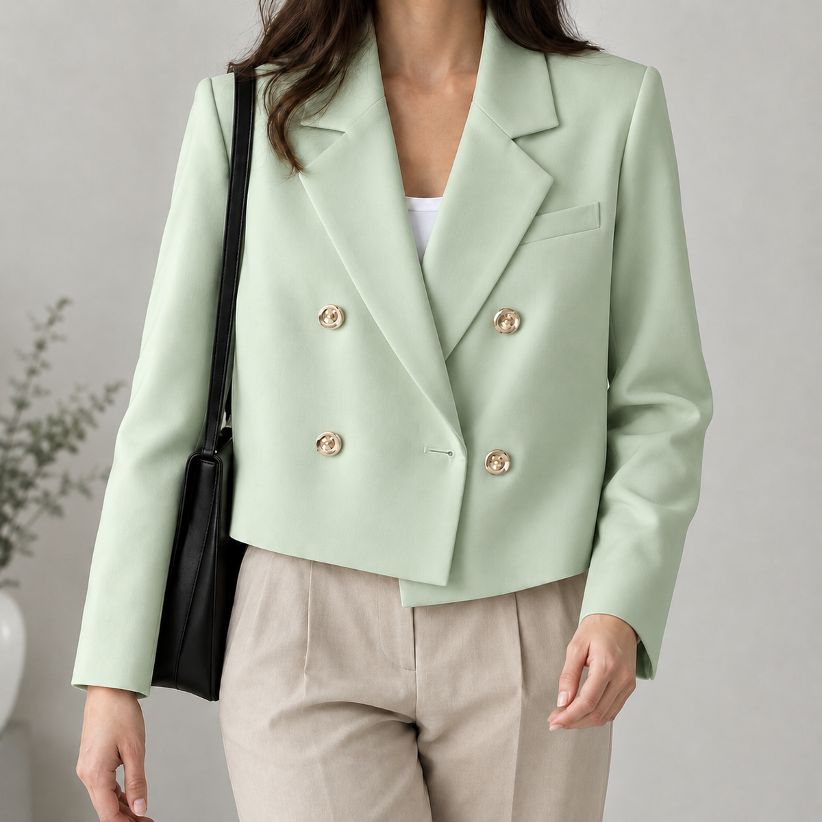Alida Tailored Blazer - Emerald Green