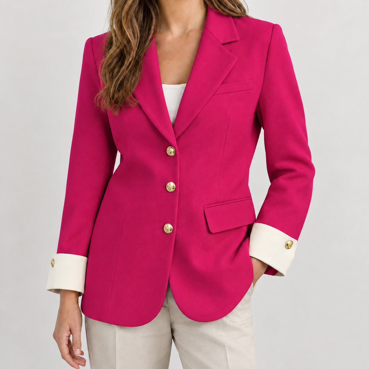 Godelieve Tailored Blazer - Dragon Fruit