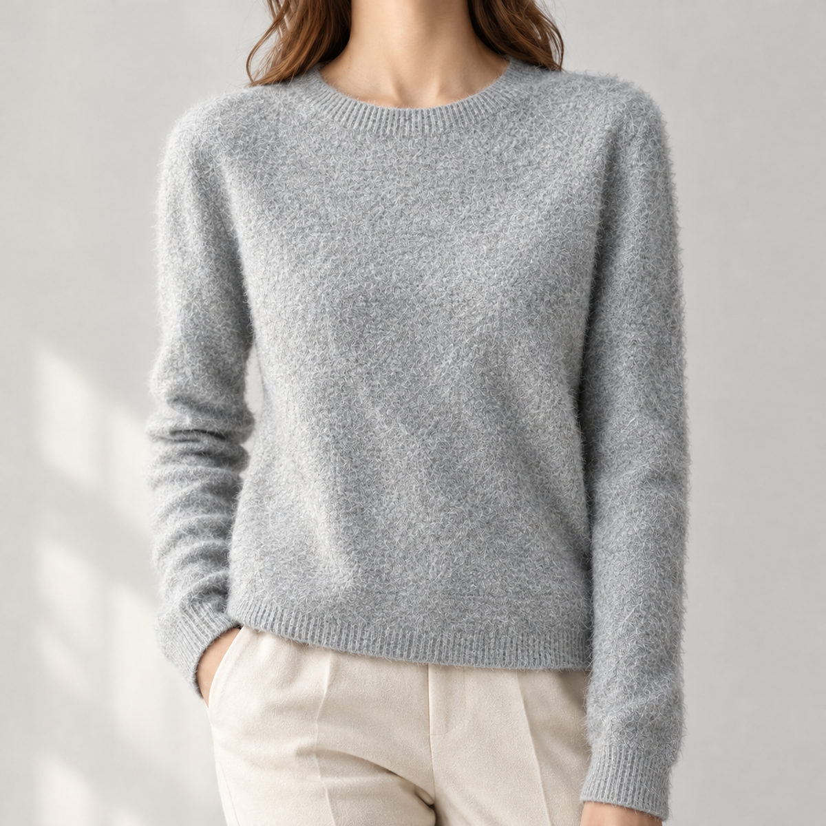 Henrietta Cashmere Sweater - Gray