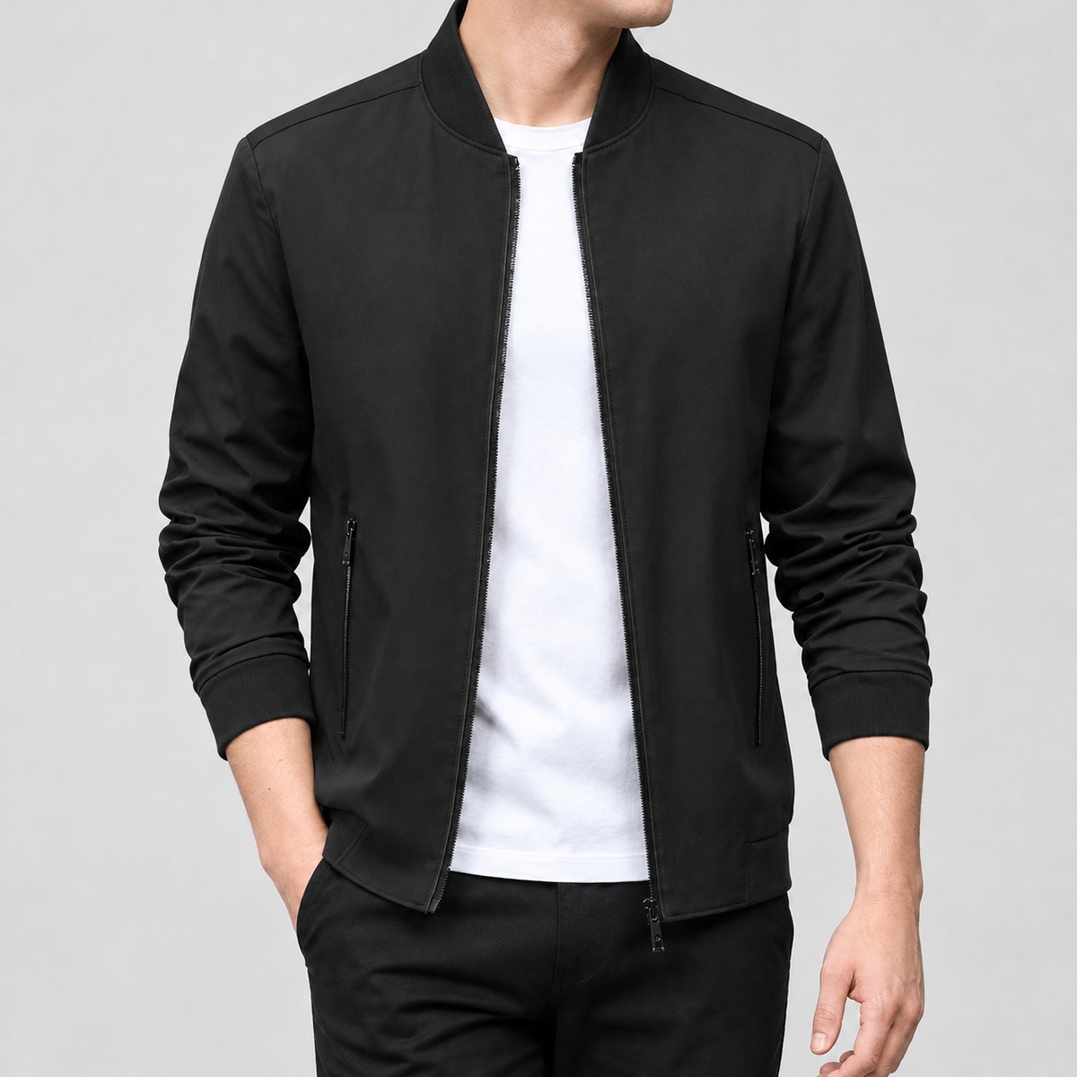 Enguerrand Zip Jacket - Black