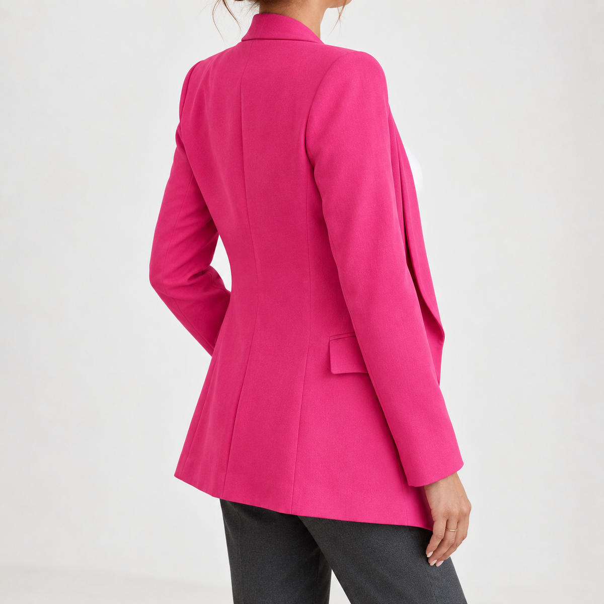 Paige Shawl Lapel Blazer - Pink