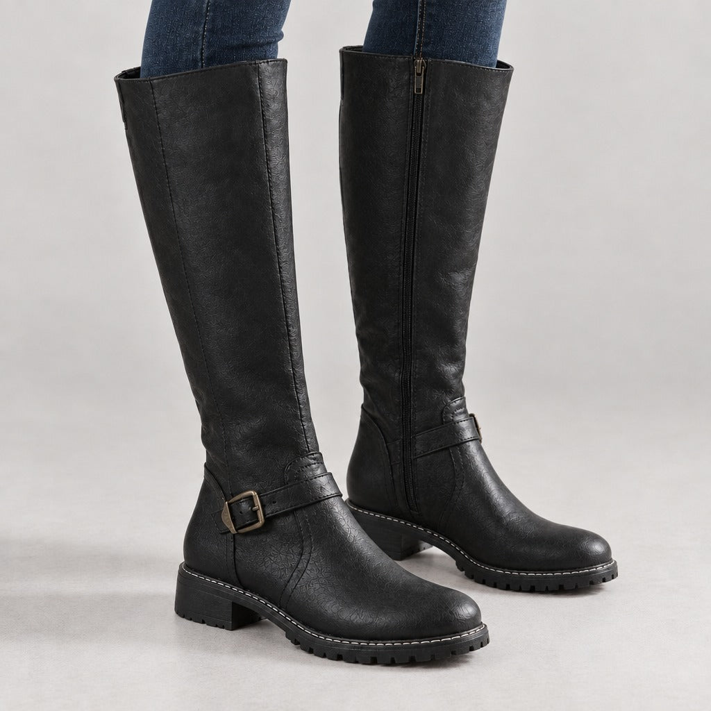 Roncalli Buckle Boots - Lead Product Detail