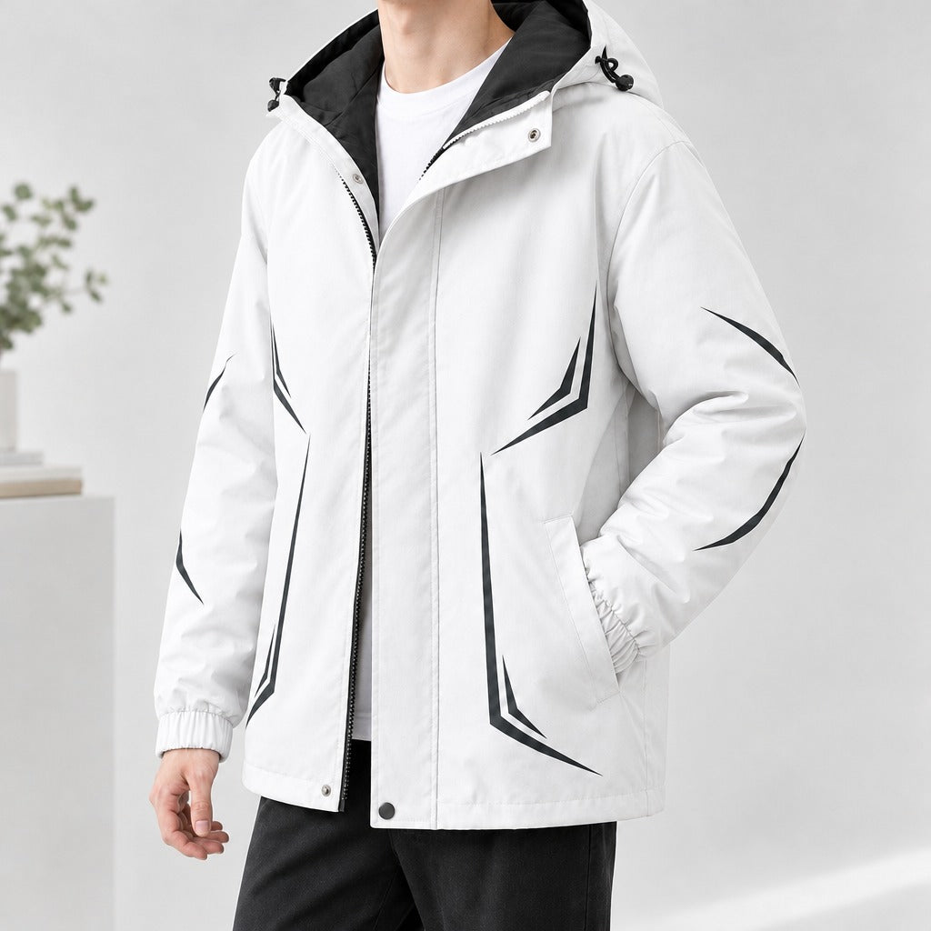 Halvard Graphic Jacket - Lead Product Detail