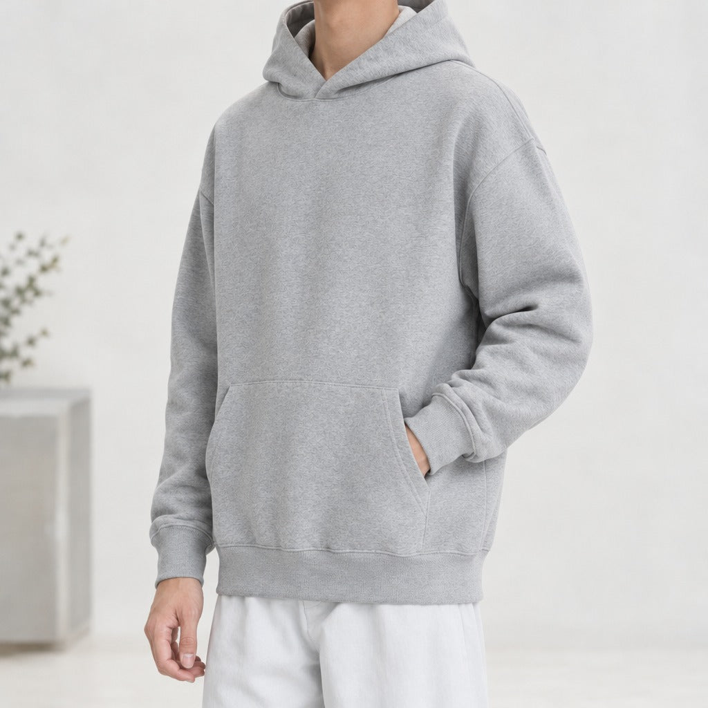Hernan Heavyweight Hoodie - Lead Product Detail