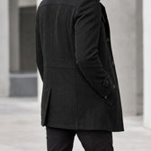 Leif Double Collar Jacket - Lead Product Detail
