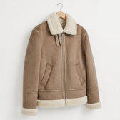 Vincent Aviator Jacket - Lead Product Detail