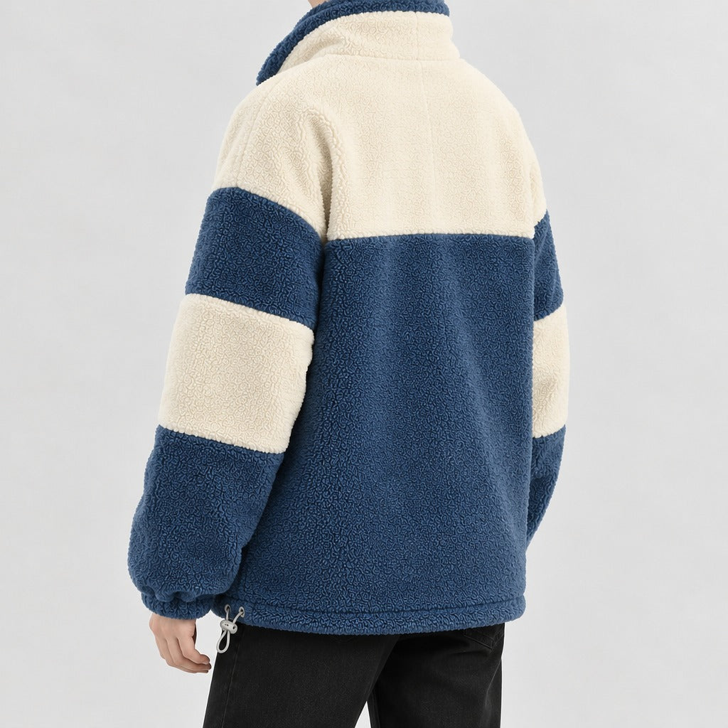 Albert Colorblock Fleece Jacket - Lead Product Detail