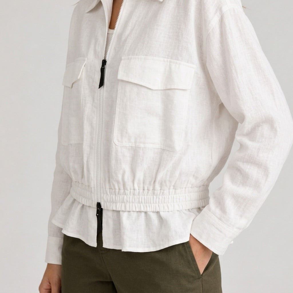 Giuliana Linen Jacket - Lead Product Detail