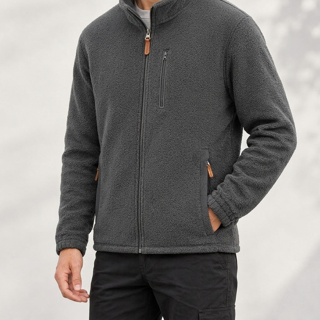 Andreas Stand Collar Jacket - Lead Product Detail