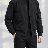 Ernest Zip Bomber Jacket - Lead Product Detail