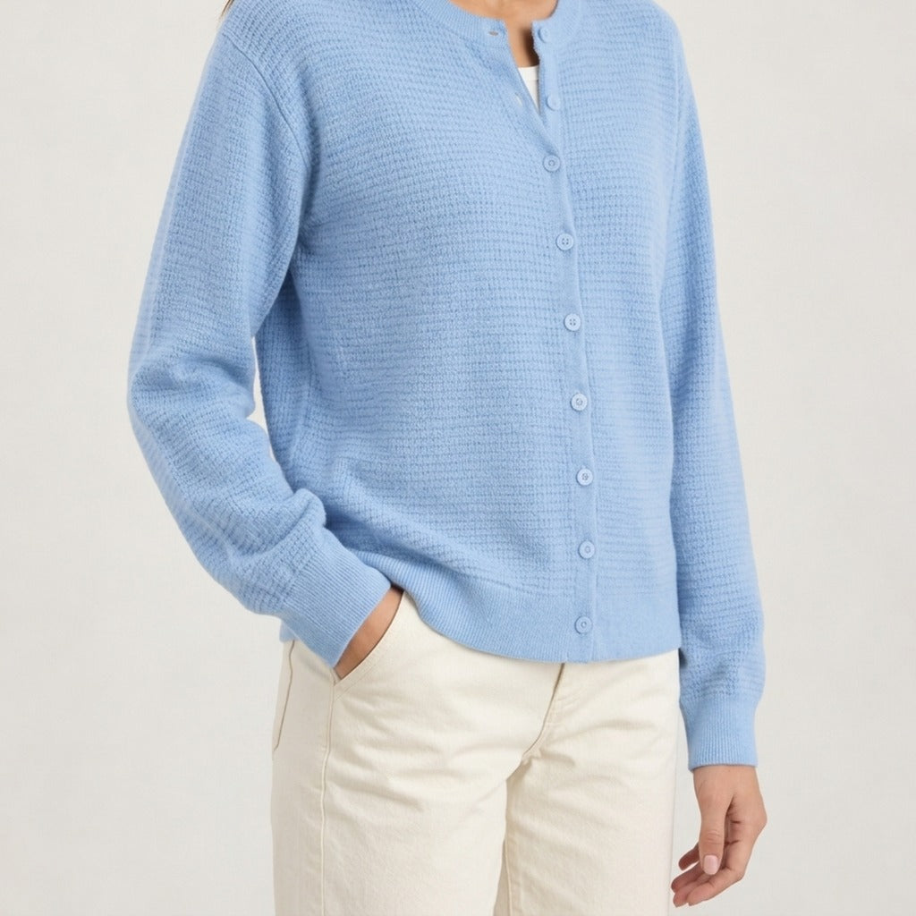 Nicole Waffle Cardigan - Lead Product Detail