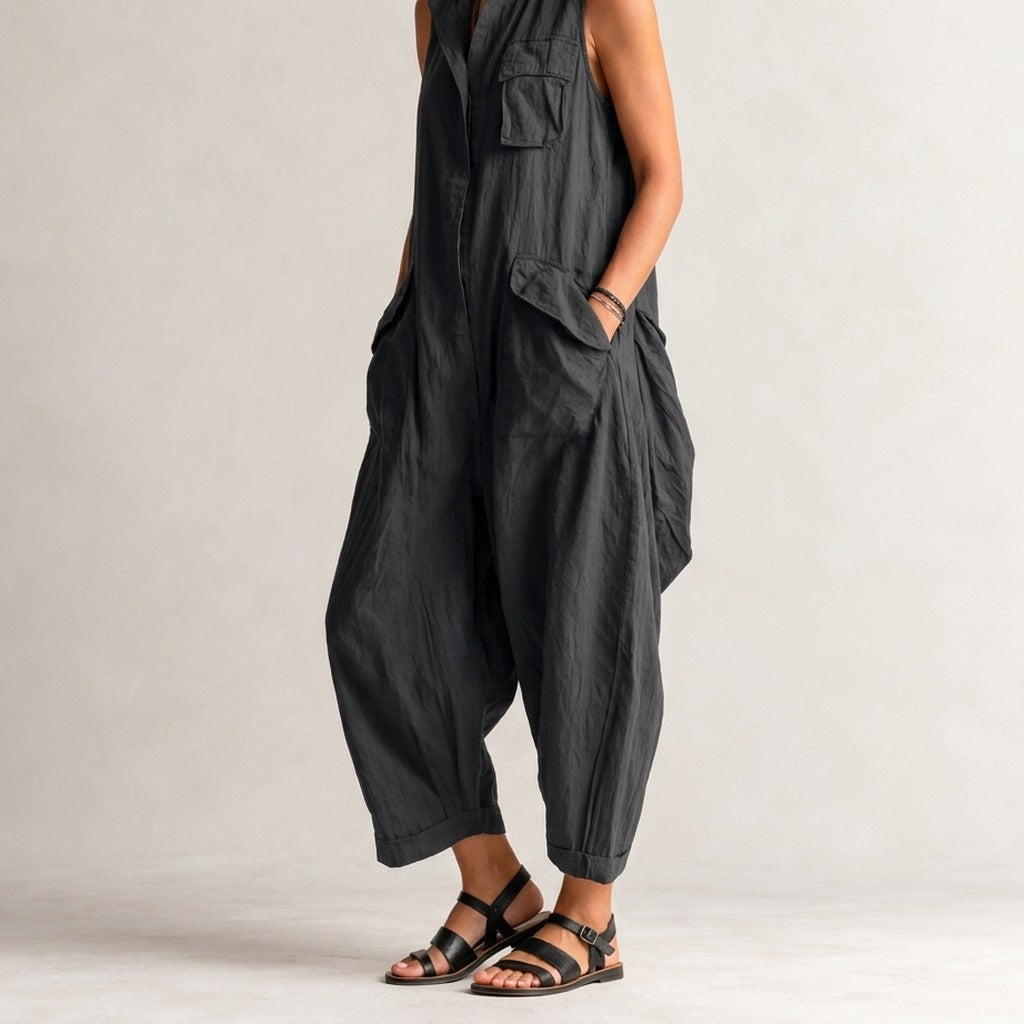 Pernille Wide Leg Jumpsuit - Lead Product Detail