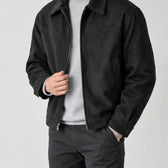 Henri Zip Jacket - Lead Product Detail