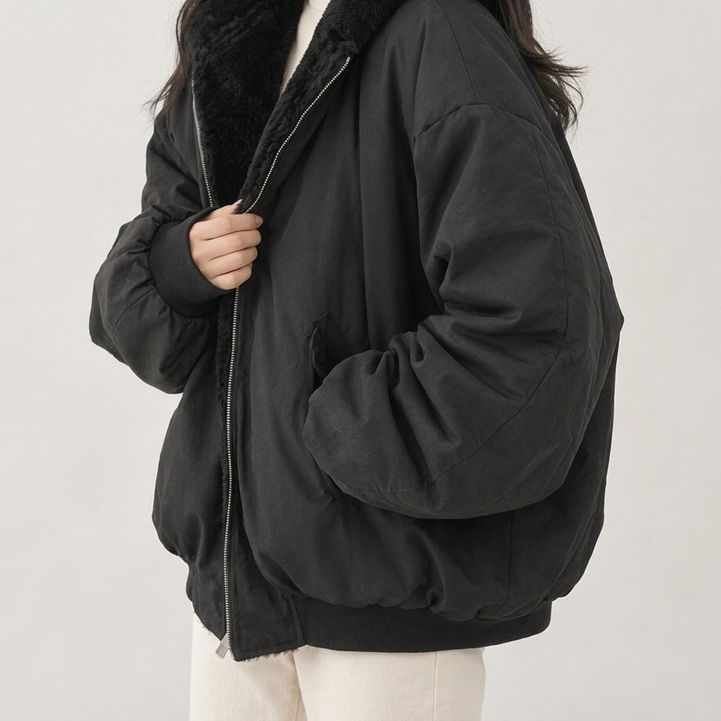 Adelphine Reversible Bomber Jacket - Lead Product Detail