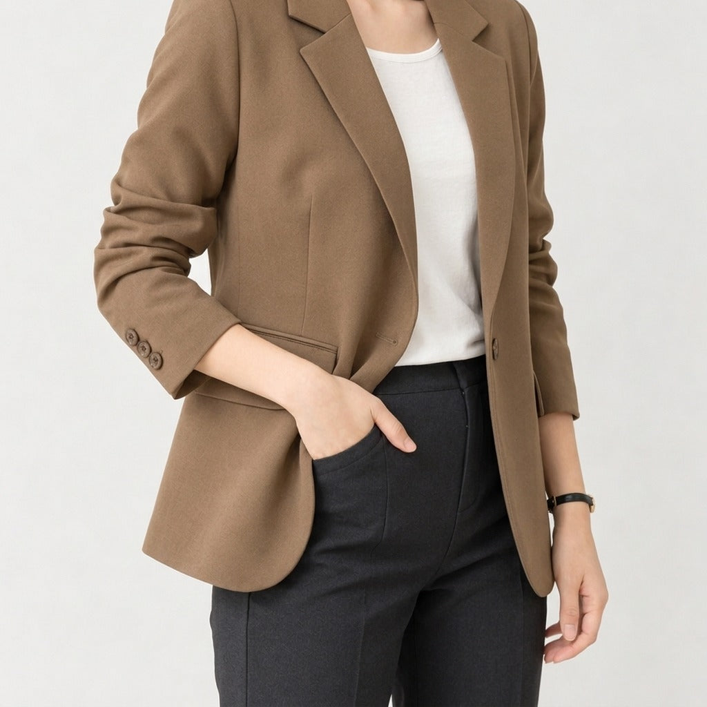 Alessandra Notch Lapel Blazer - Lead Product Detail