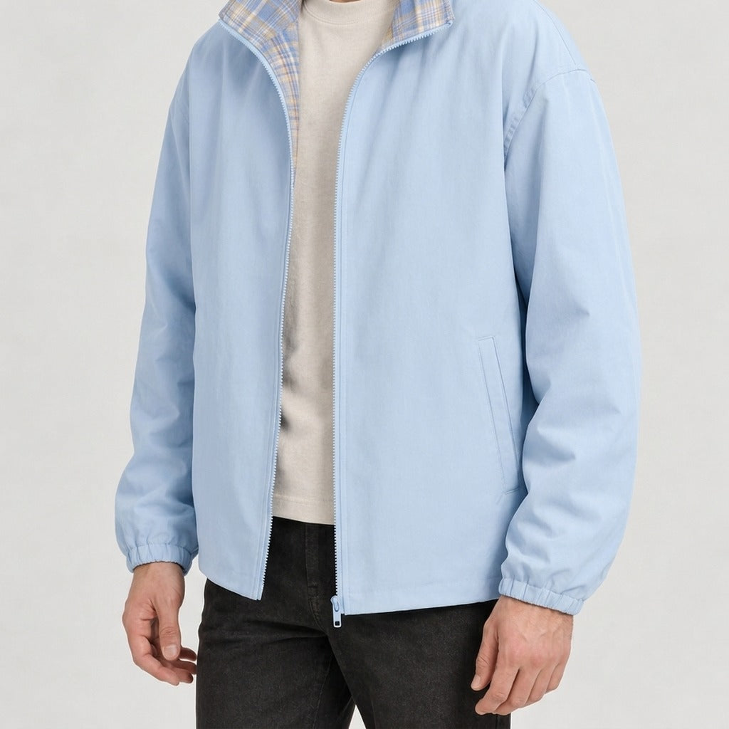 Raphael Plaid Collar Jacket - Lead Product Detail