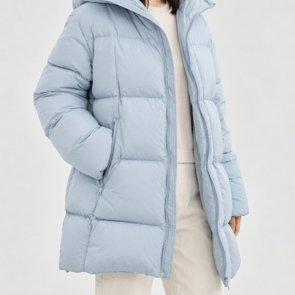 Andrine Hooded Puffer Jacket - Lead Product Detail