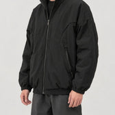 Aurelien Panelled Bomber Jacket - Lead Product Detail