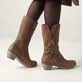 Annabell Side Zip Boots - Lead Product Detail