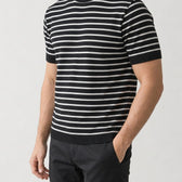 Walter Striped Knit Top - Lead Product Detail