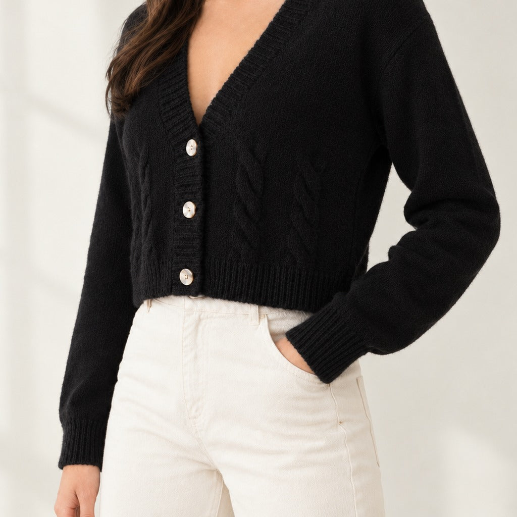 Antonina Cable Knit Cardigan - Lead Product Detail