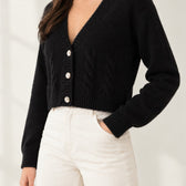 Antonina Cable Knit Cardigan - Lead Product Detail